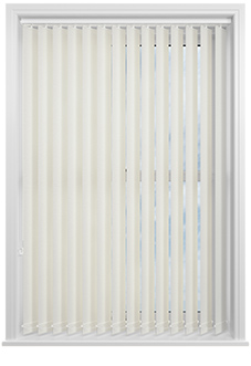 Toulouse (Blackout), Textured Cream - Vertical Blind